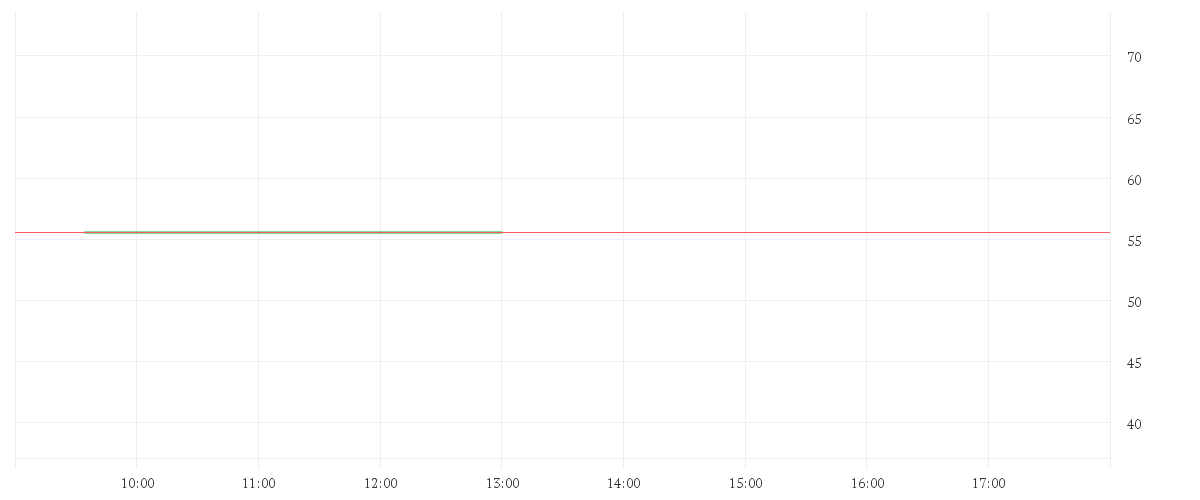 Chart zur Tagesentwicklung von BRENNTAG SE NA O.N.